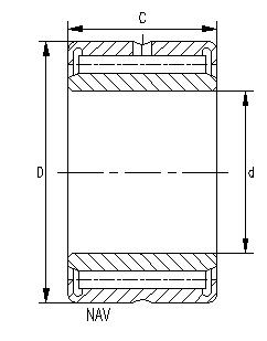 NAV,RNAV系列滿裝滾針軸承